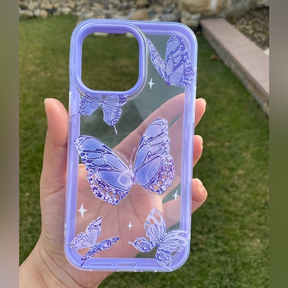 Butterfly printed iphone 14 pro Max case - Picture 7 of 10